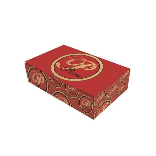 BOITE A CALZONE KRAFT 17X27X7.2CM IMP...