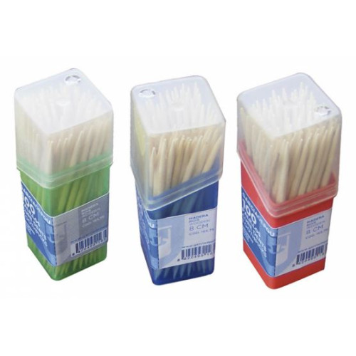 12 BOÎTES DE 100 CURE-DENTS RONDS 7CM...