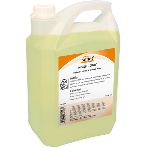 SENET ENT. - VAISSELLE CITRON - 5L NAT.