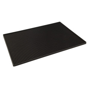TAPIS DE BAR NOIR 45 X 30,5 CM