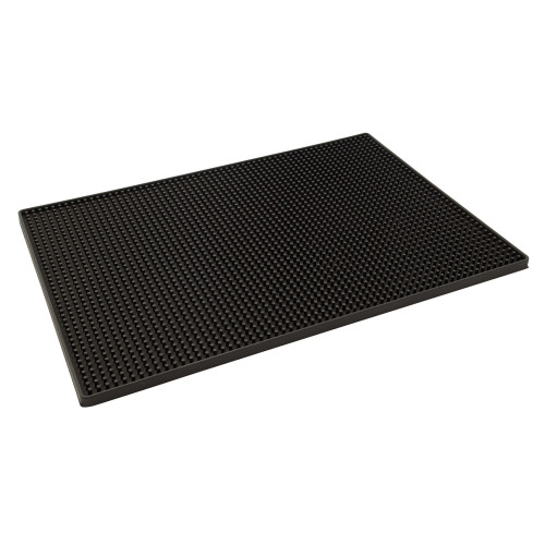 TAPIS DE BAR NOIR 45 X 30,5 CM