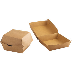 50 BOITES BURGER KRAFT 150X155
