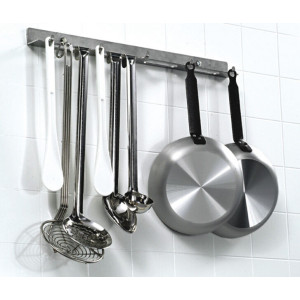 TRINGLE À CROCHETS INOX 100 CM