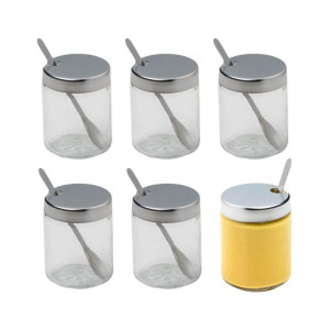 LOT DE 6 POTS A MOUTARDE...