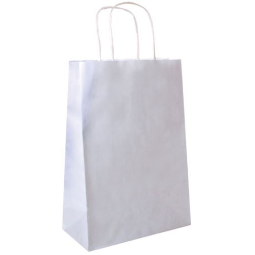 SACS SOS AVEC ANSES 26+14x32 CM BLANC...