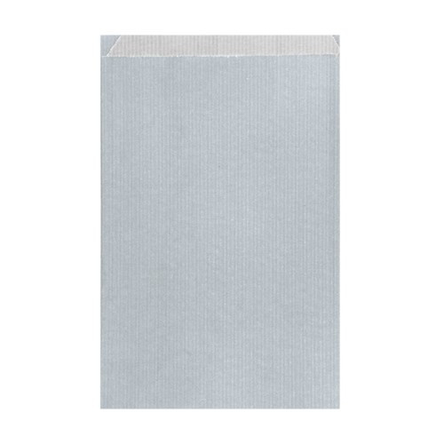 SACHETS PLATS 12+5x18CM ARGENTE KRAFT...