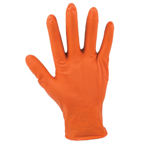 BOITE 100 GANTS NITRILO FLASH ORANGE...